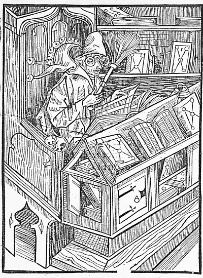 Sebastian Brandt: Narrenschiff (1499): Von unnutzen Büchern 